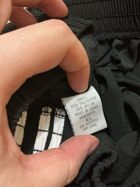 Black Track Pants with Pink-Trim Side Stripes - Picture 7 of 10